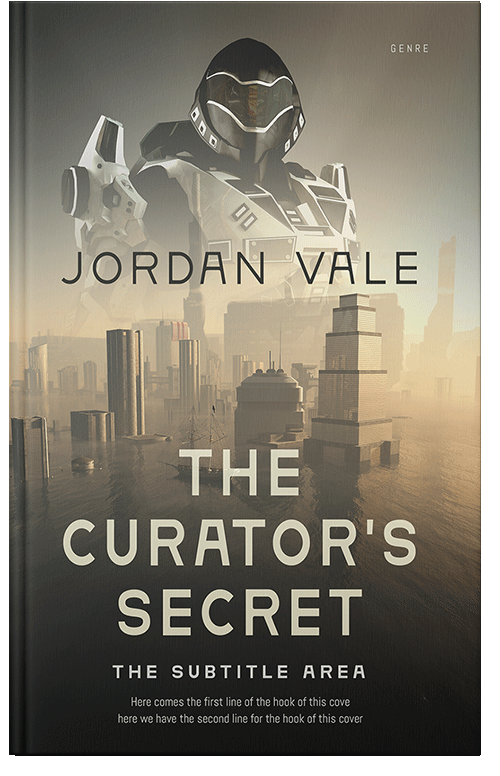 Front view of Premade Science Fiction Book Cover - Armadillo