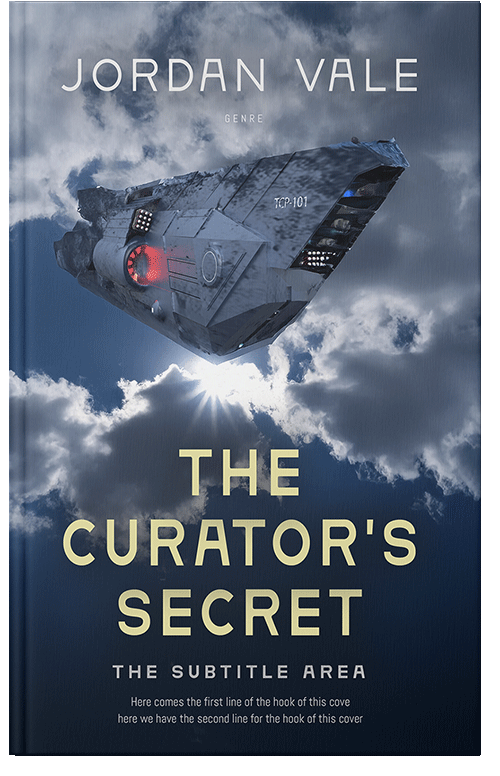 Front view of Premade Science Fiction Book Cover - Fiord