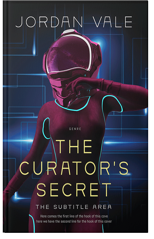 Front view of Premade Science Fiction Book Cover - Cinder