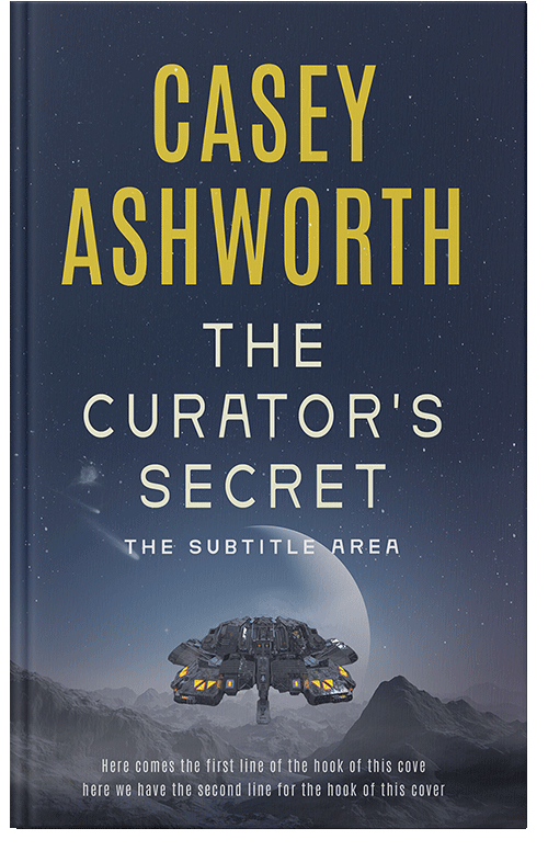 Front view of Premade Science Fiction Book Cover - Cloud Burst