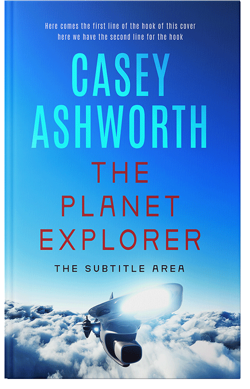 Front view of Premade Science Fiction Book Cover - Geyser