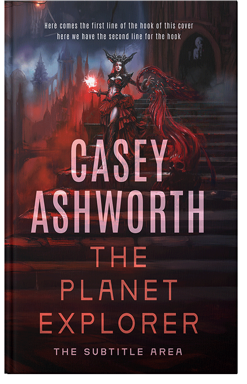 Front view of Premade Fantasy Book Cover - Night Rider