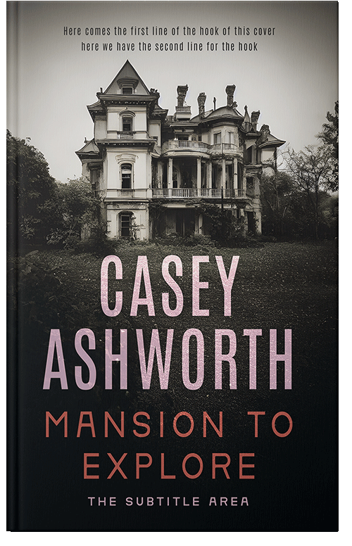 Front view of Premade Mystery & Thriller & Suspense Book Cover - Log Cabin