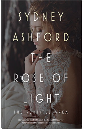 Premade Book Cover Woody Brown