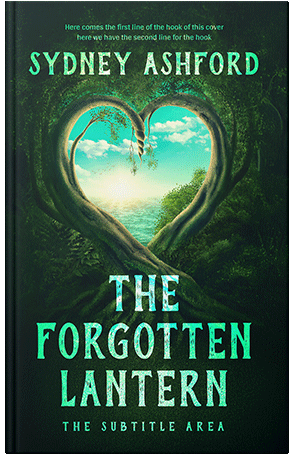 Premade Book Cover Palm Green