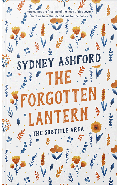 Front view of Premade Nature Book Cover - Chambray