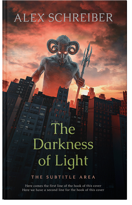 Front view of Premade Fantasy Book Cover - Cocoa Brown