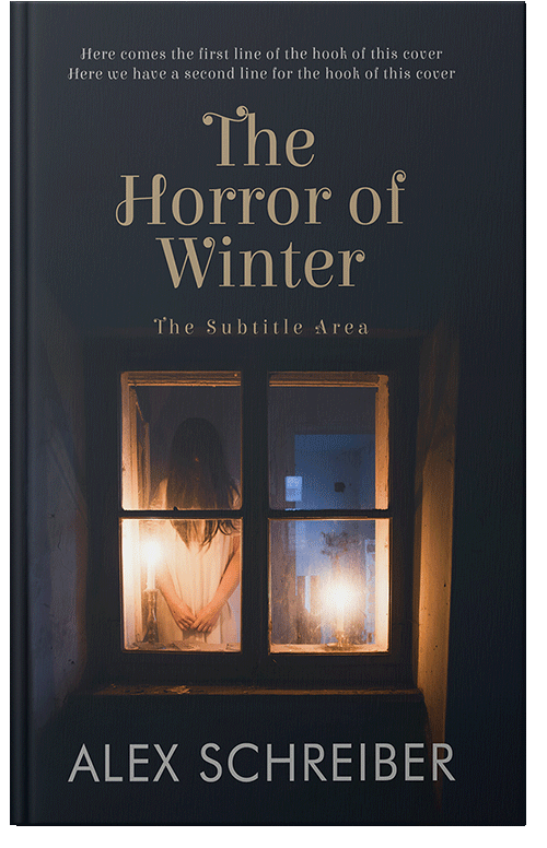 Front view of Premade Mystery & Thriller & Suspense Book Cover - Shark