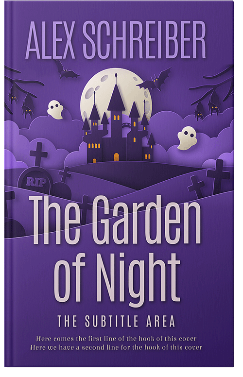 Front view of Premade Fantasy Book Cover - Minsk