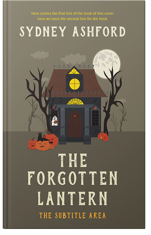 Front view of Premade Children's Book Cover - Coffee