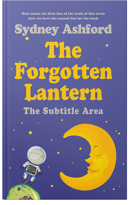 Front view of Premade Children's Book Cover - Scampi