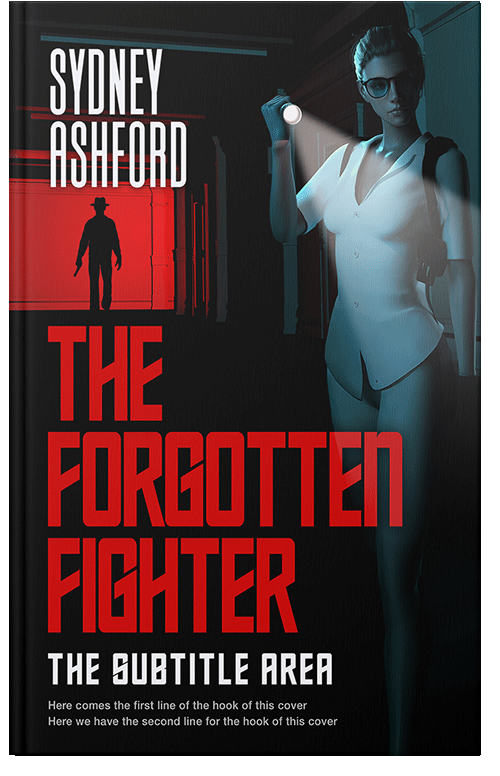 Front view of Premade Mystery & Thriller & Suspense Book Cover - Woodsmoke