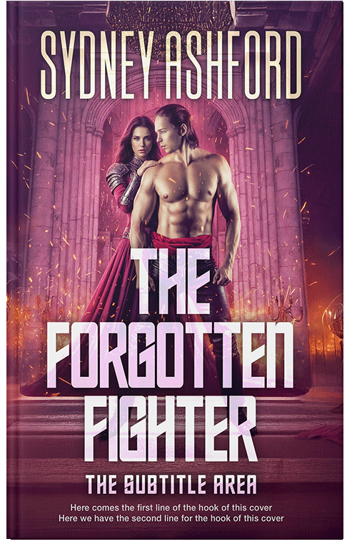 Front view of Premade Romance Book Cover - Cosmic