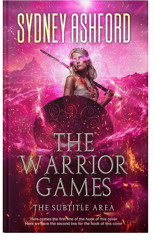 Front view of Premade Fantasy Book Cover - Disco