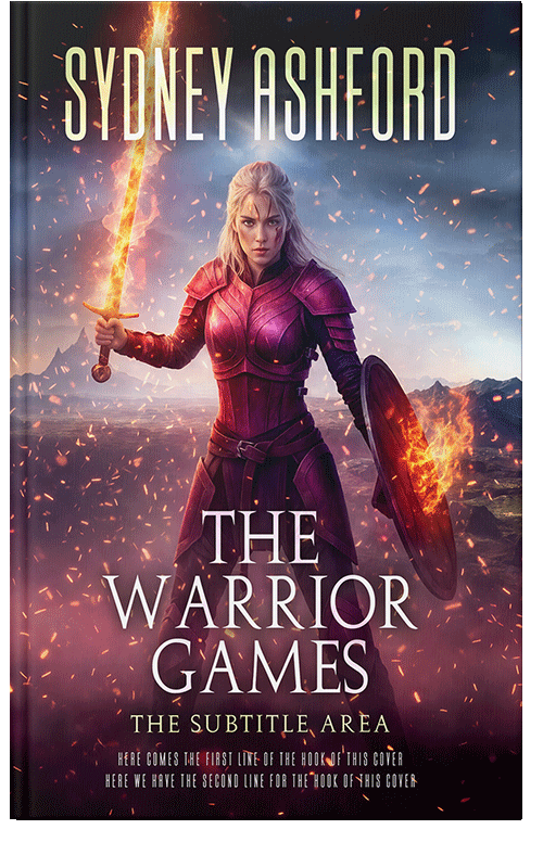 Front view of Premade Fantasy Book Cover - Livid Brown