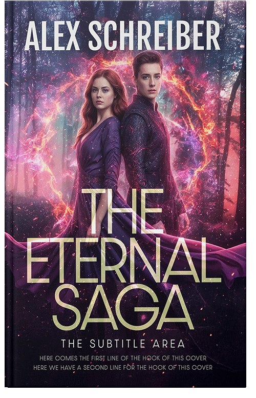 Front view of Premade Fantasy Book Cover - Can Can