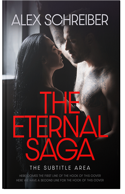 Front view of Premade Erotica Book Cover - New York Pink