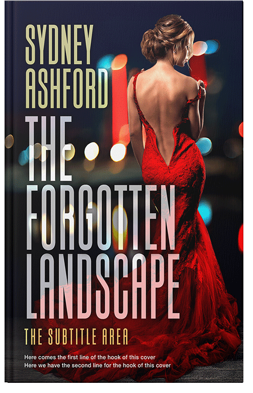 Front view of Premade Mystery & Thriller & Suspense Book Cover - Petite Orchid