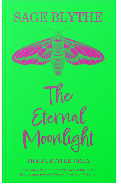 Front view of Premade Science & Nature Book Cover - Malachite