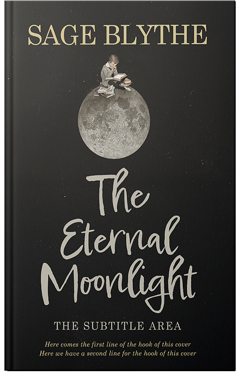 Front view of Premade Fantasy Book Cover - Log Cabin