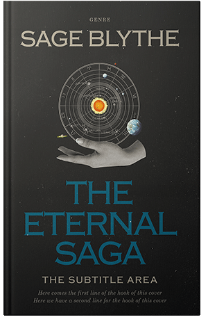 Premade Book Cover Outer Space