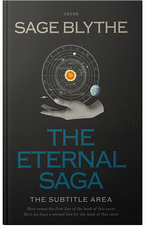 Front view of Premade Science Fiction Book Cover - Outer Space