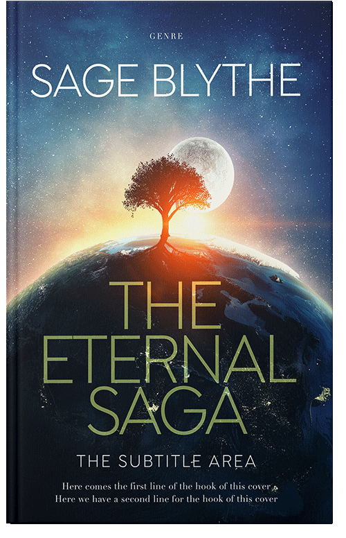 Front view of Premade Nature Book Cover - Sorrell Brown