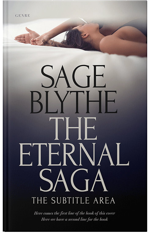 Front view of Premade Erotica Book Cover - Swirl