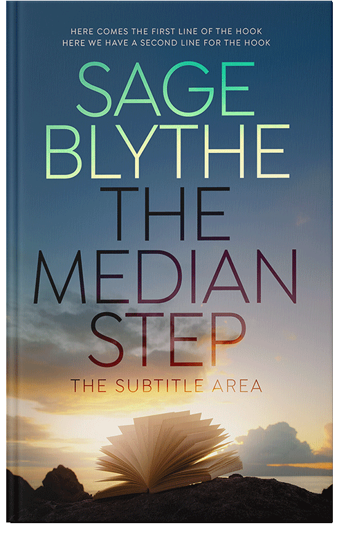 Front view of Premade Nature Book Cover - Blue Bayoux