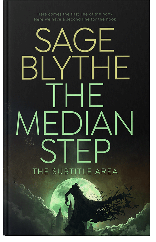 Front view of Premade Fantasy Book Cover - Feijoa