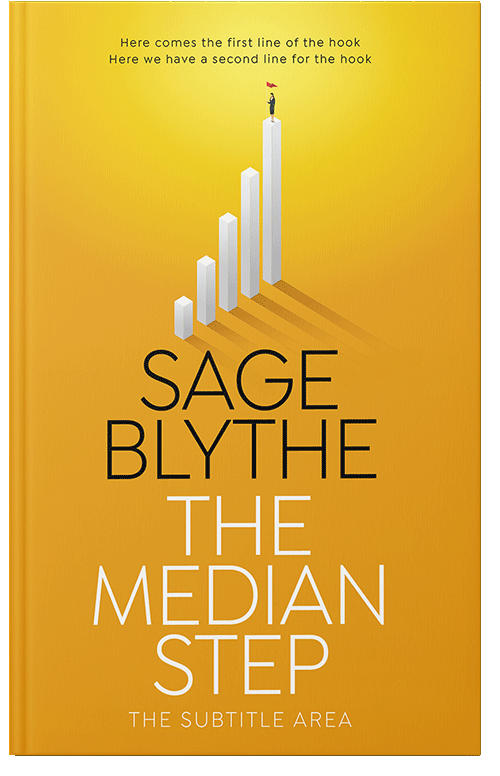 Front view of Premade Self-Improvement & Self-Help Book Cover - Buttercup