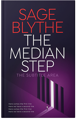 Premade Book Cover Violet