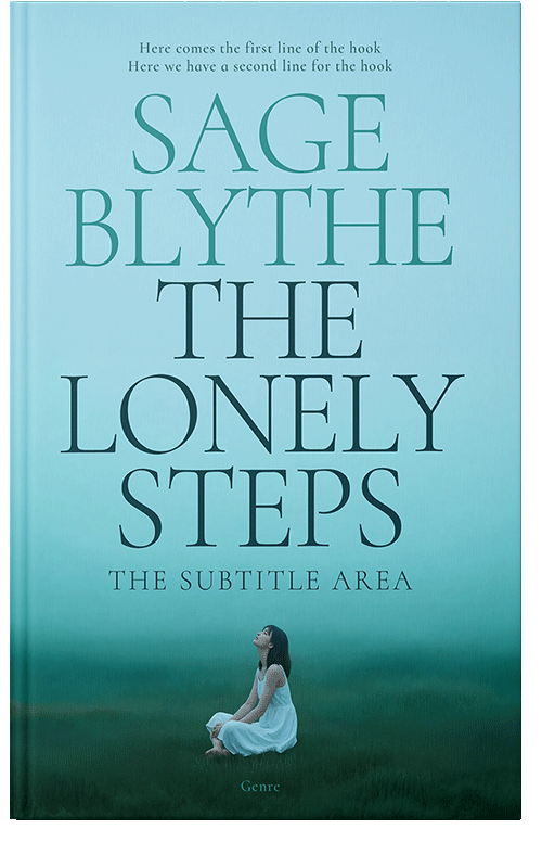 Front view of Premade Literary Fiction Book Cover - Water Leaf