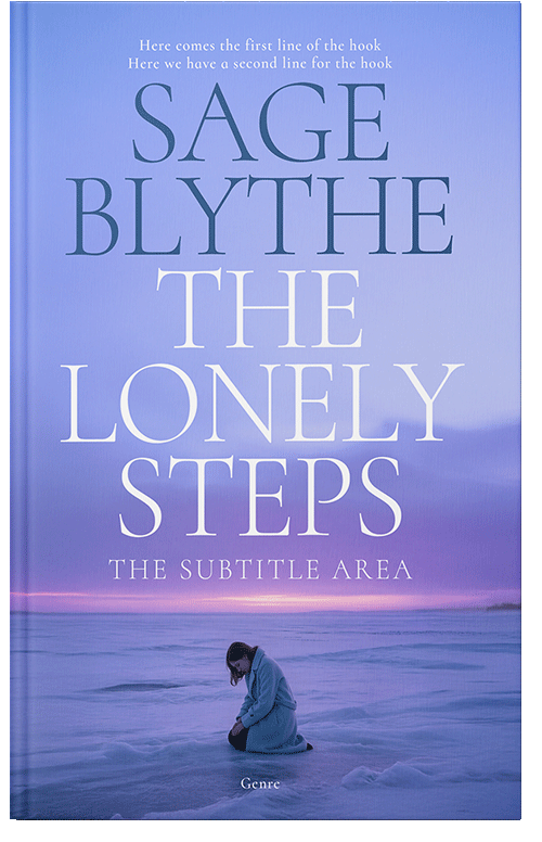 Front view of Dull Lavender #34972 - Premade Nature Book Cover