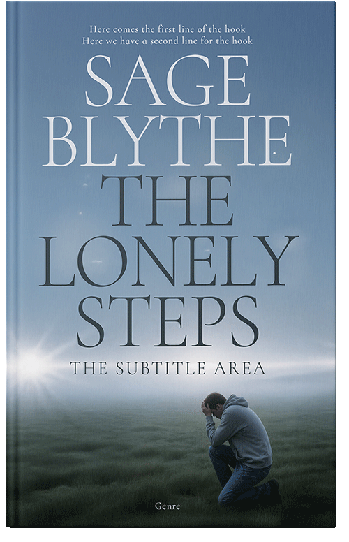 Front view of Bermuda Gray #34976 - Premade Teen & Young Adult Book Cover