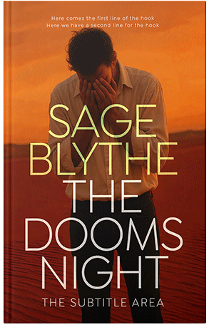 Pre Made Book Cover Fire Bush