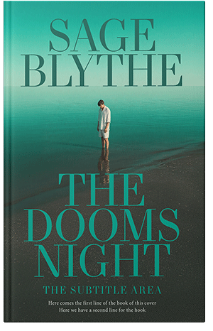 Premade Book Cover Mineral Green