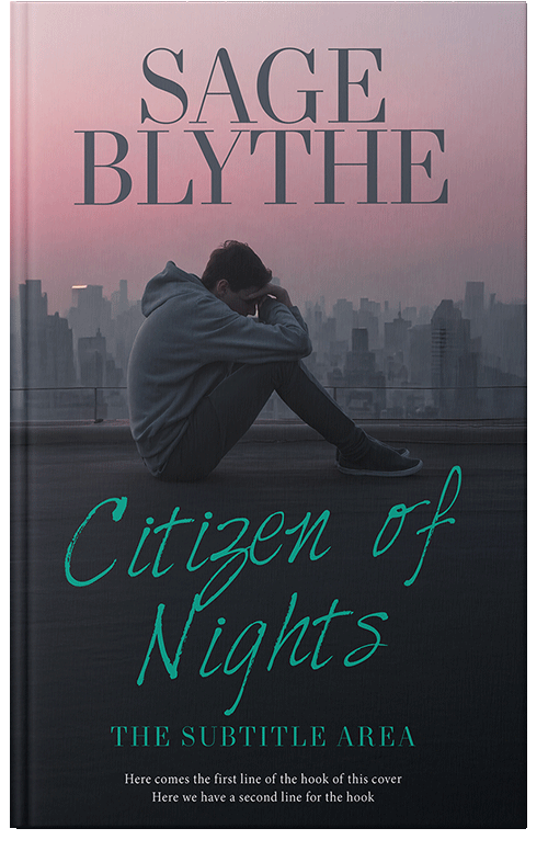 Front view of Premade Teen & Young Adult Book Cover - Quicksand