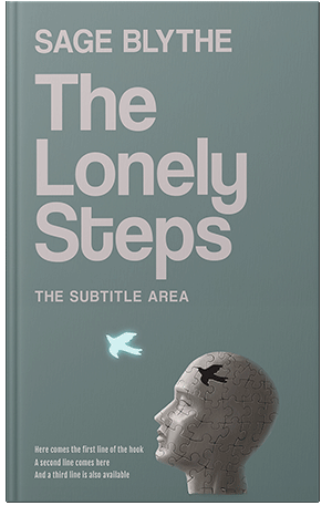 Premade Book Cover Blue Smoke