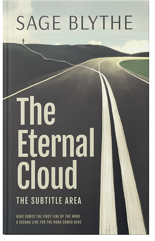 Front view of Premade Self-Improvement & Self-Help Book Cover - Lunar Green