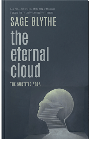 Premade Book Cover Limed Spruce