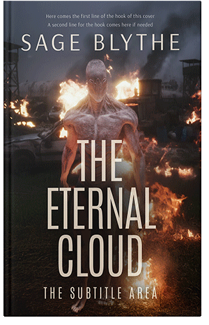 Pre Made Book Cover Cocoa Brown