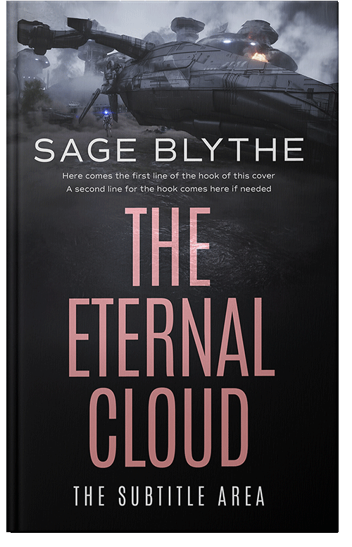 Front view of Premade Science Fiction Book Cover - Clam Shell