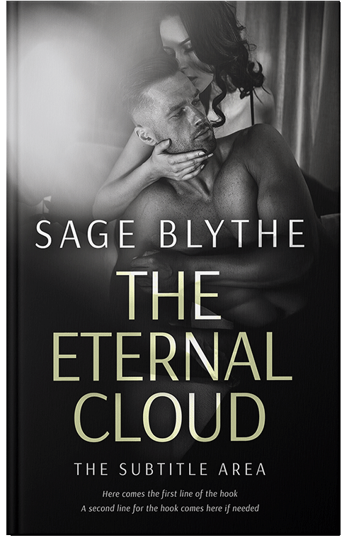 Front view of Premade Erotica Book Cover - Mist Gray