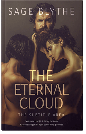 Premade Book Cover Cocoa Brown