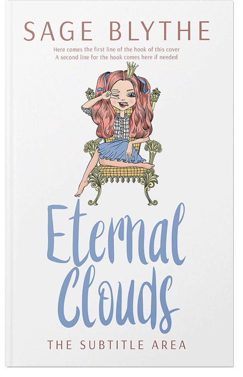 Front view of Premade Chick Lit Book Cover - Gray Suit