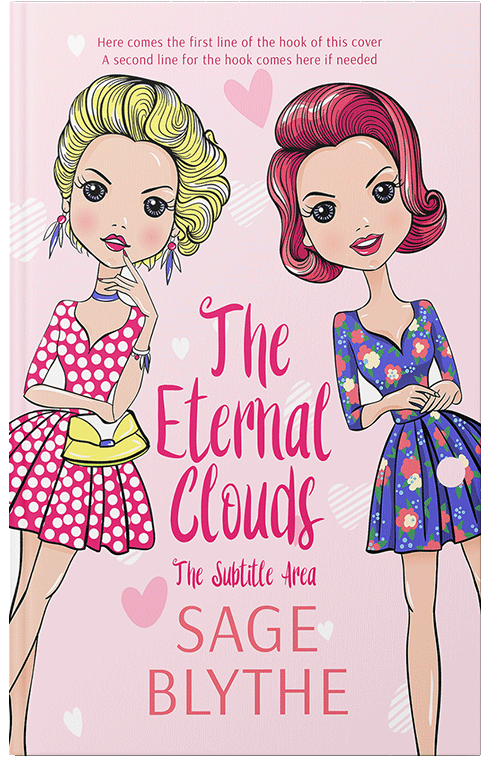 Front view of Premade Teen & Young Adult Book Cover - Linen