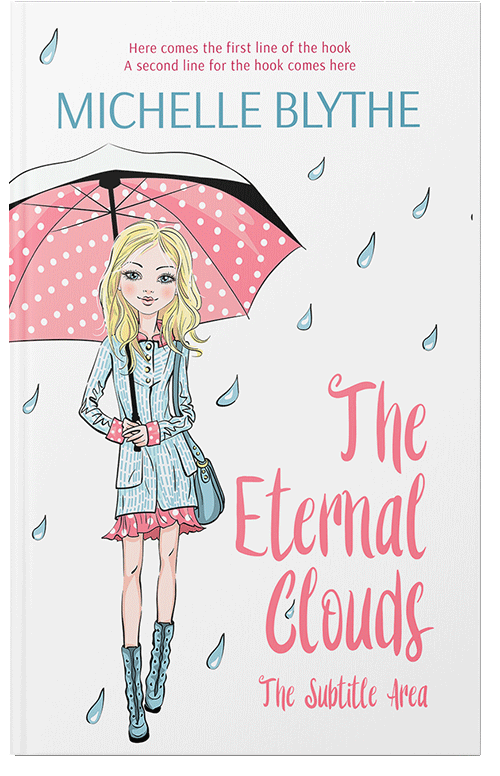 Front view of Premade Teen & Young Adult Book Cover - Rose Fog
