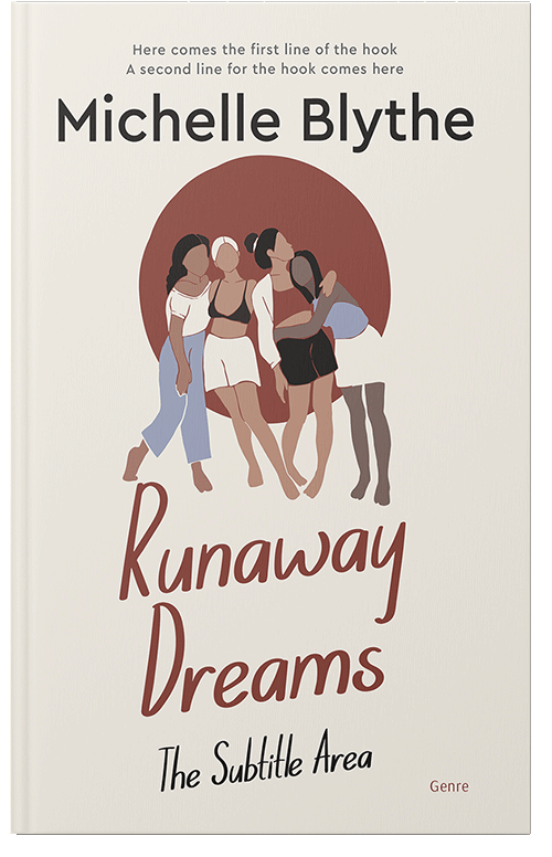 Front view of Premade Chick Lit Book Cover - Pampas