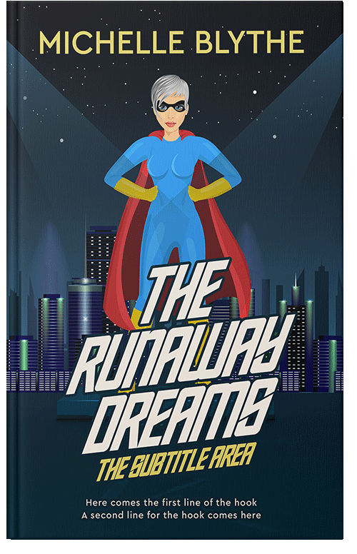 Front view of Premade Action & Adventure Book Cover - Firefly